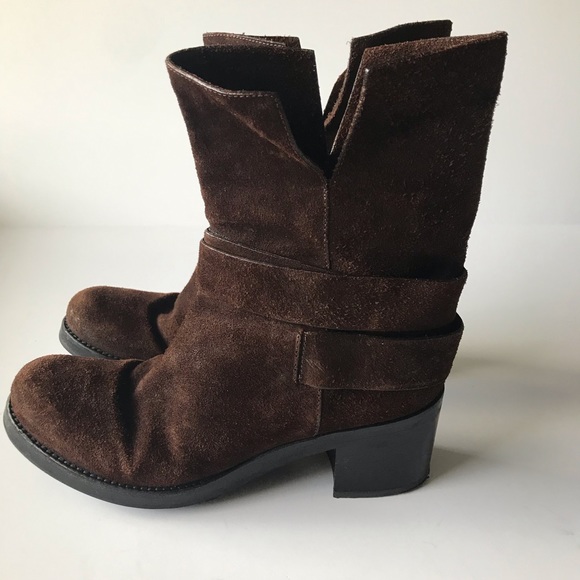 Roberto Del Carlo Brown Suede Boots - Picture 3 of 13